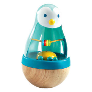 Jucarie bebelisi Roly pingui lemn DJECO