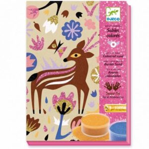 SET DE CREATIE CU NISIP SI SCLIPICI , PADUREA DJECO