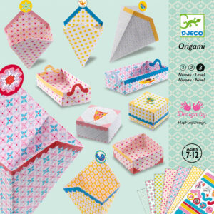 Joc creativ origami Confectionat cutii Djeco
