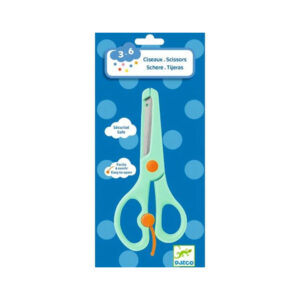 Foarfeca cu varful rotunjit si cu protectie Djeco