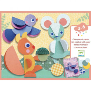 Atelier creativ Cercuri si cerculete de lipit Djeco