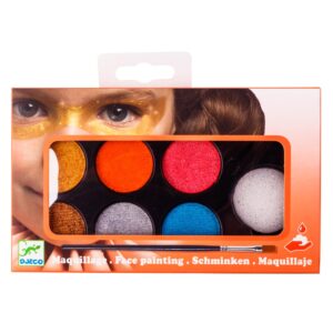 Culori make-up metalic non alergice Djeco