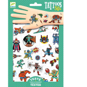 Set TATTOO - Emoji Supereroi DJECO