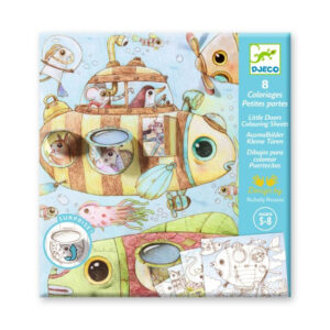 Planse de colorat cu surprize Calatoria lui Malo Djeco