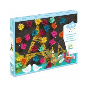 Atelier creativ Colaje pompom Djeco