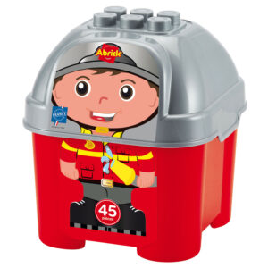 Ecoiffier Set Abrick Firemen barrel
