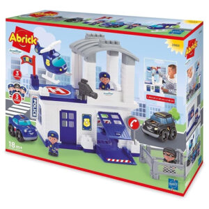 Joc de construit sectie de politie Abrick Ecoiffier