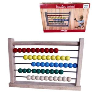 Rama numarare din lemn 18x26cm Dinotoys
