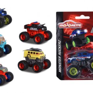Majorette auto Monster Rockerz, 7,5 cm. 6-asort.