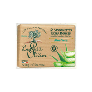Le Petit Olivier Sapun solid cu Aloe Vera, 2x100gr