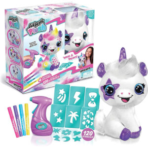 Set de creatie Airbrush Plush Unicorn 25 cm. Canal Toys
