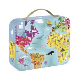 PUZZLE IN VALIZA - Emisferele planetei
