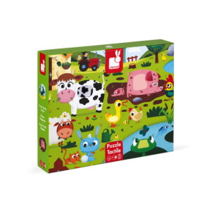 Puzzle tactil Animalele de ferma'' JANOD