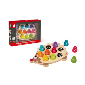 J05339 PUZZLE DIN LEMN - Invatam sa numaram - arici