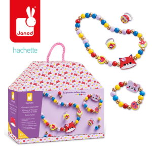 99958. Set creatie Fa-ti bijuterii cu motive de padure 4 buc Janod