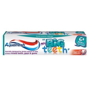 Pasta d/dinti Aquafresh 50 gr.Big Teeth (Junior)