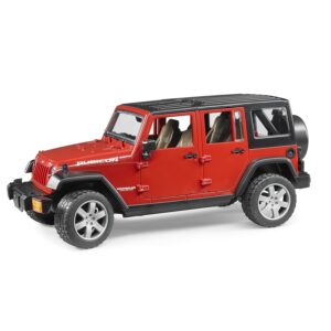 Masina Jeep Rubicon rosu BRUDER