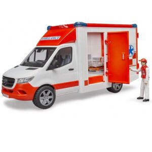 Salvare MB Sprinter cu figurina - Bruder