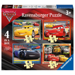Puzzle Disney Cars 4 In A Box RAVENSBURGER
