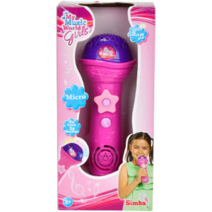 Simba MMW Girls Microfon 20 cm sun