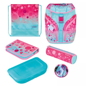 Ghiozdan SoftLight Pink Bubbles Herlitz