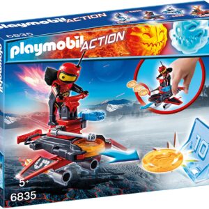 Constructor Playmobil Firebot si lansator de discuri PM6835