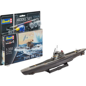 Constructor cu accesorii German Submarine VII C/41 Revell