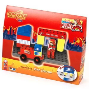 Constructor Magnitic Statie de Pompieri KLEIN