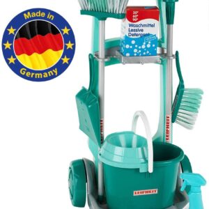 Carucior LEIF pentru curatenea + accesorii (verde) KLEIN