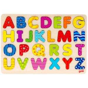Puzzle cu alfabet GOKI