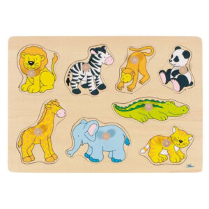 puzzle de ridicare Animale din gradina zoologica GOKI