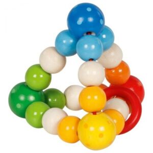 Jucarie lemn - Piramida 7 cm GOKI