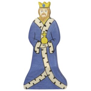 Figurina Rege lemn Goki