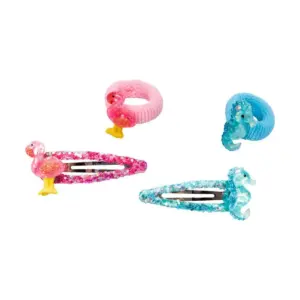 Set par Clame + Elastice in asort Flamingo / Calut de mare SPIEGELBURG