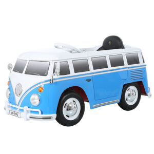 Autobuz plimbat VW, albastru/alb, 27 MHz, 12V JAMARA