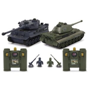 Set lupta 2 tancuri telecomanda Tiger 1:28 2.4GHz JAMARA