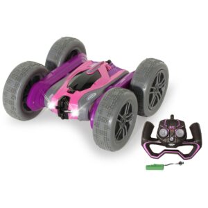 Masina cu telecomanda SpinX Stuntcar violet/roz JAMARA
