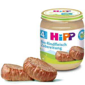 Pireu carne curat de vita HiPP 125 G