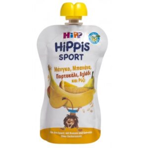 Pireu SPORT mango in banana , portocala , para cu orez 120 G HiPP