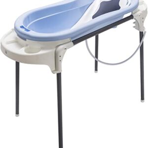 Set baie TOP cada mica+spatar+picioare+tub albastru ROTHO