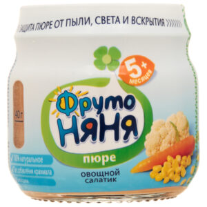 Piure din conopida-porumb-morcov - salata din legume FN 80g