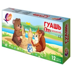 Guasi MINI ZOO 12 cul 15ml 250gr bloc