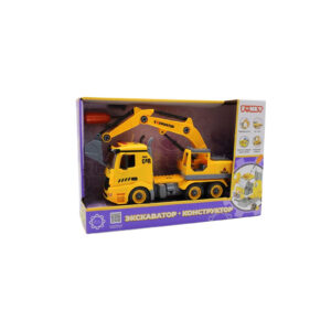 Masina de constructie Excavator,sun/lum Funky Toys