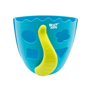 Organizator-Sorter DINO p/u jucarii si accesorii de baie. Culoarea este albastra