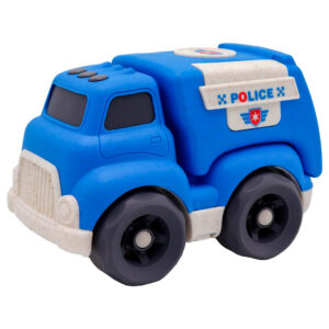 Masina de politie Eco albastra 18cm Funky Toys