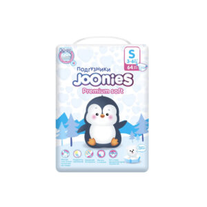 Scutece Premium Soft S 3-6kg 64 buc Joonies