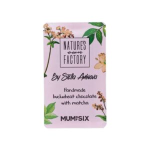 Ciocolata amara de hrisca cu ceai matca Nature's own factory (20gr)