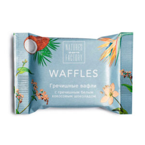 Napolitane din hrisca cu ciocolata alba si cocos 20gr Nature's own Factory