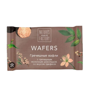 Napolitane din hrisca cu ciocolata alba cu gust de truffe 20g Nature's own Factory