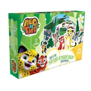 Set joc EVA Leo si Tig,7 personaje de desene animate,27 de elemente.